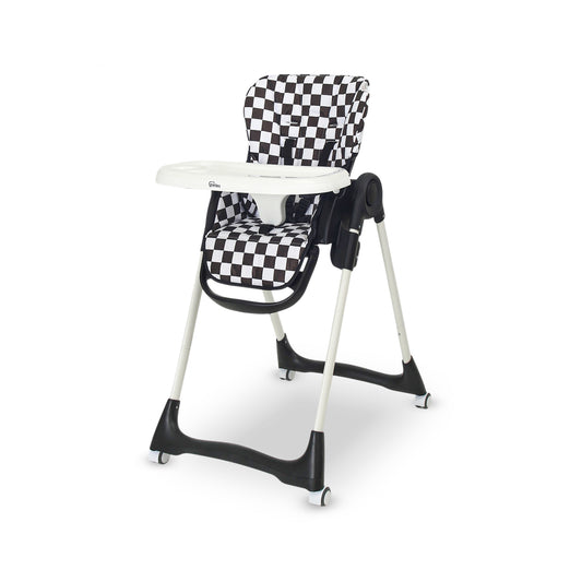 TINNIES BABY HIGH CHAIR CHECKERED PATTERN