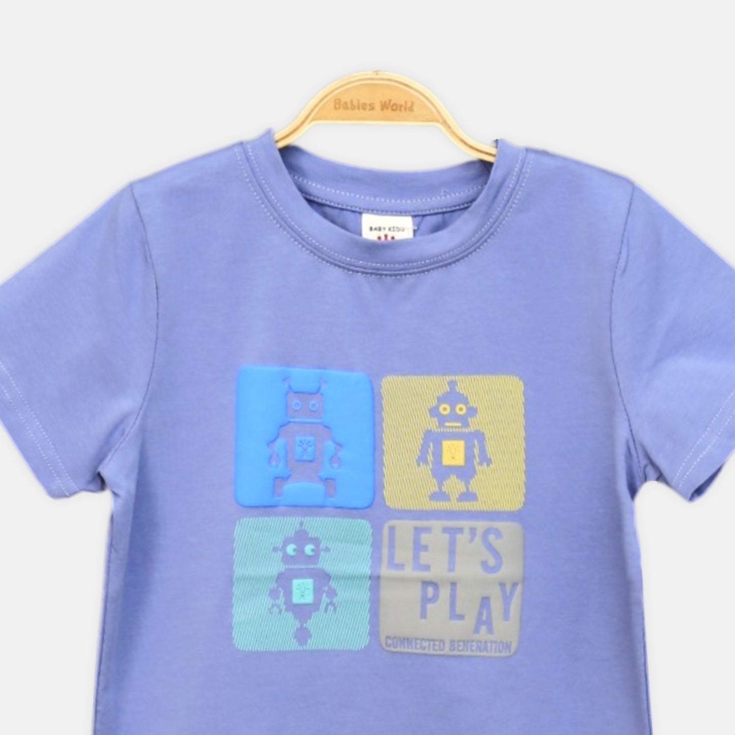 BLUE ROBOT PLAY GRAPHIC TEE