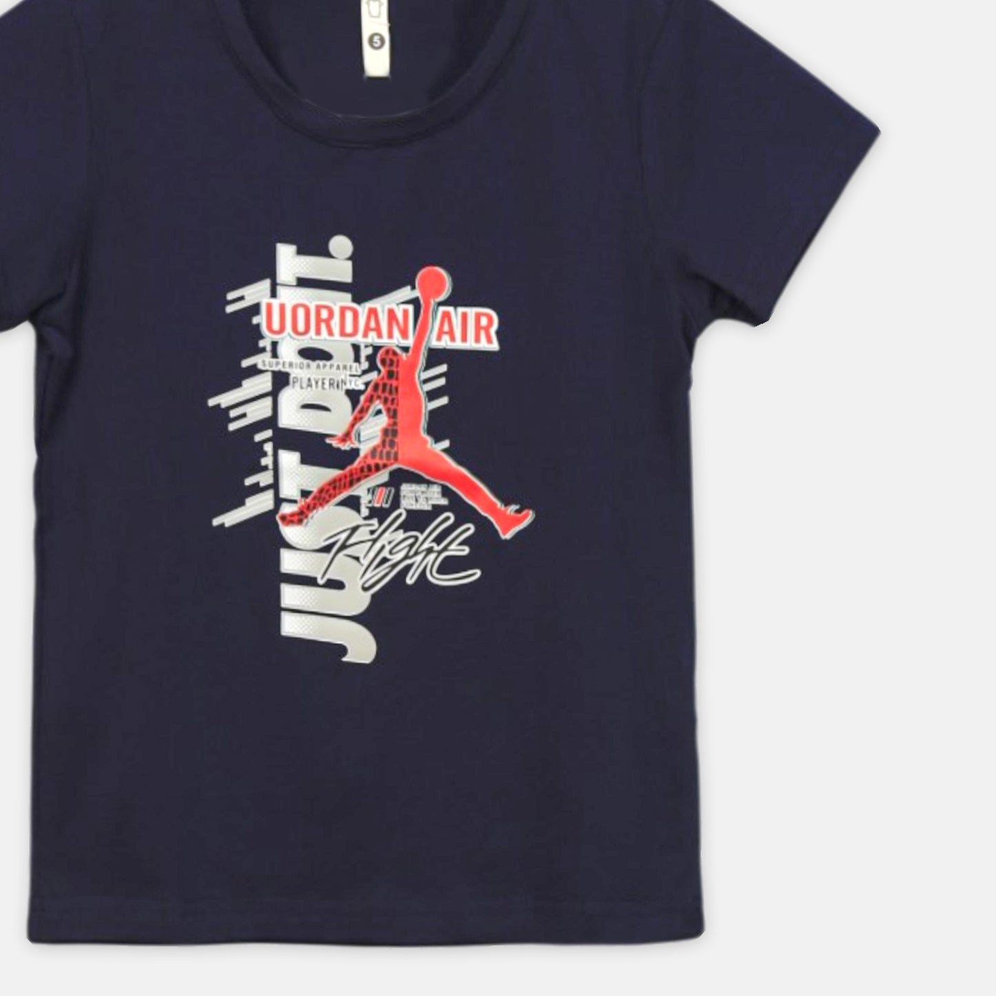 NAVY GRAPHIC TEE