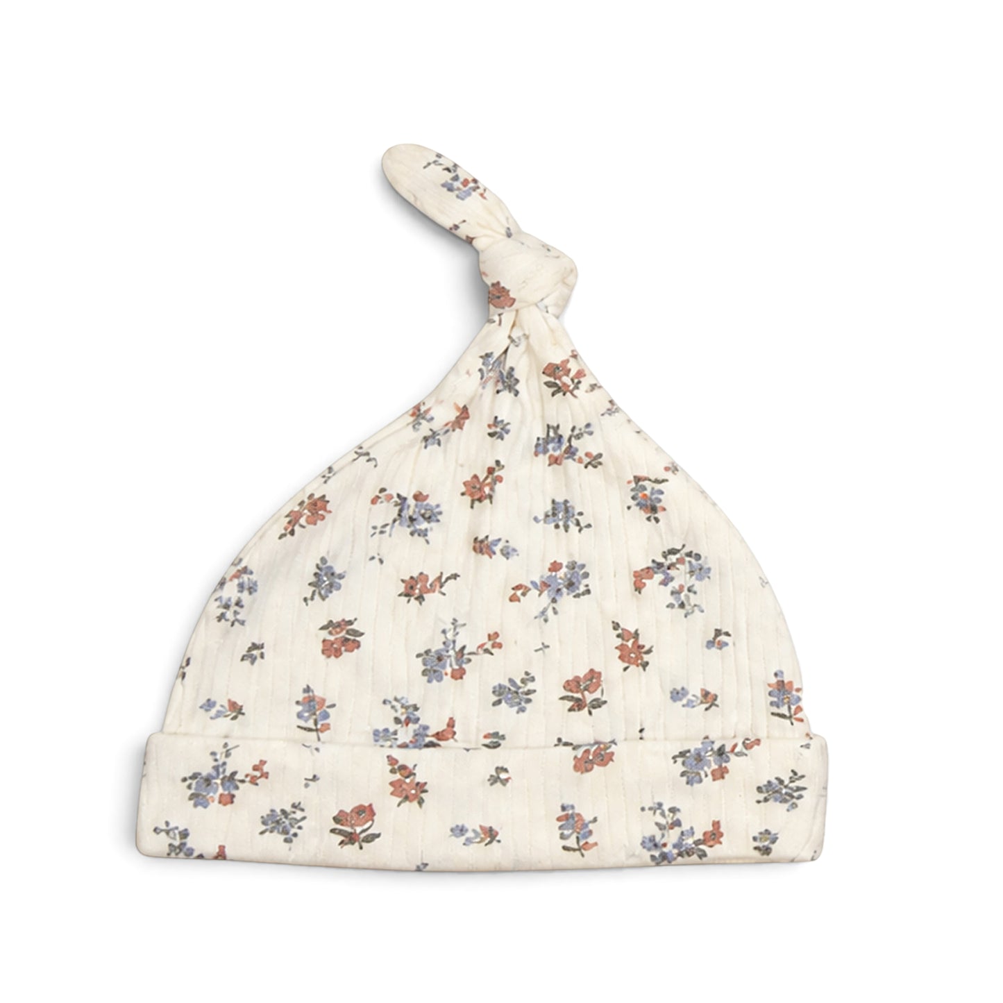 KNOTTED FLORAL BABY CAPS PK-3