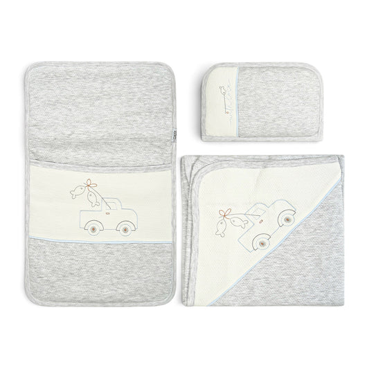 SLEEPING SET - GREY FISHING THEME