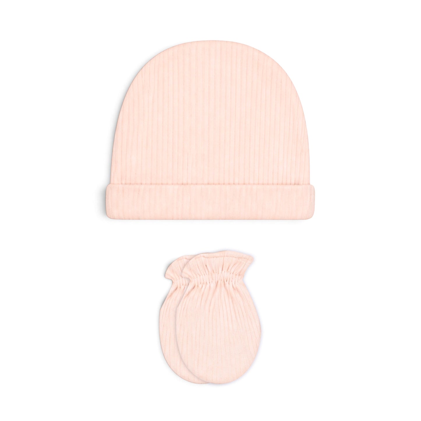 LIGHT PINK SLEEPING BEAR ON MOON BABY GIRL GIFT SET