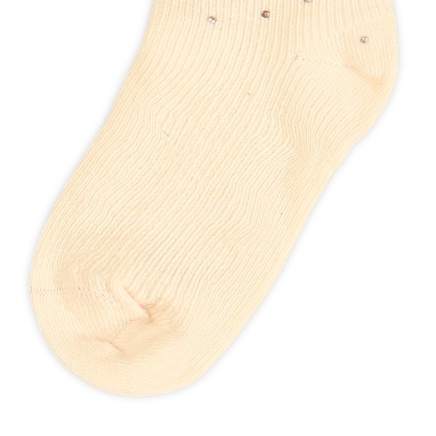 PINK BOW AND STONE GIRL SOCKS