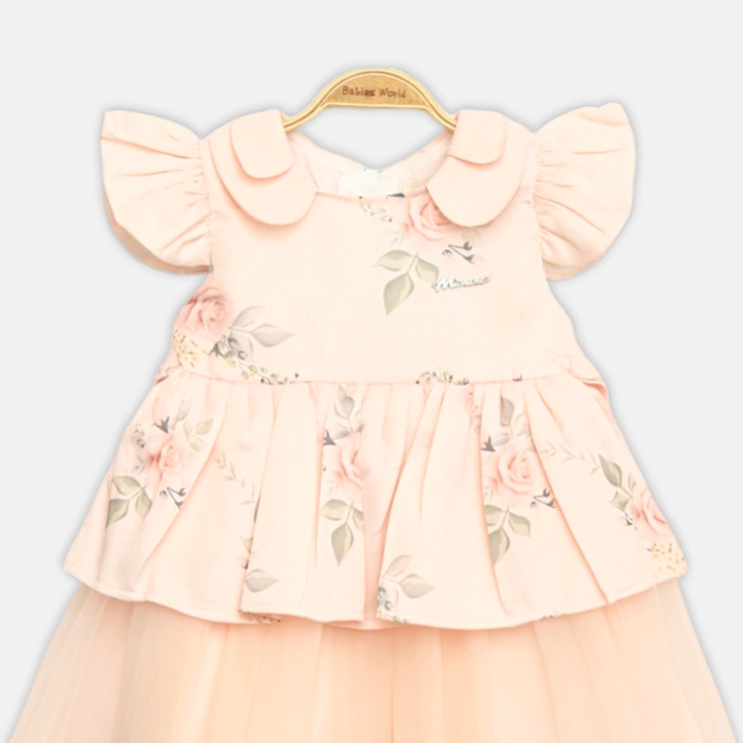 Peach Garden Frock