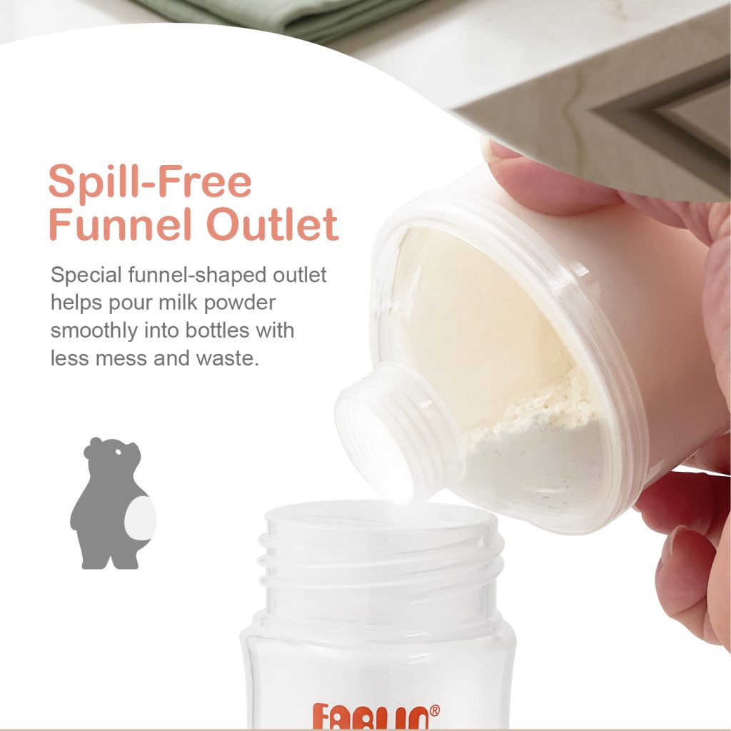 Farlin Milk Container Grow With Colors Green