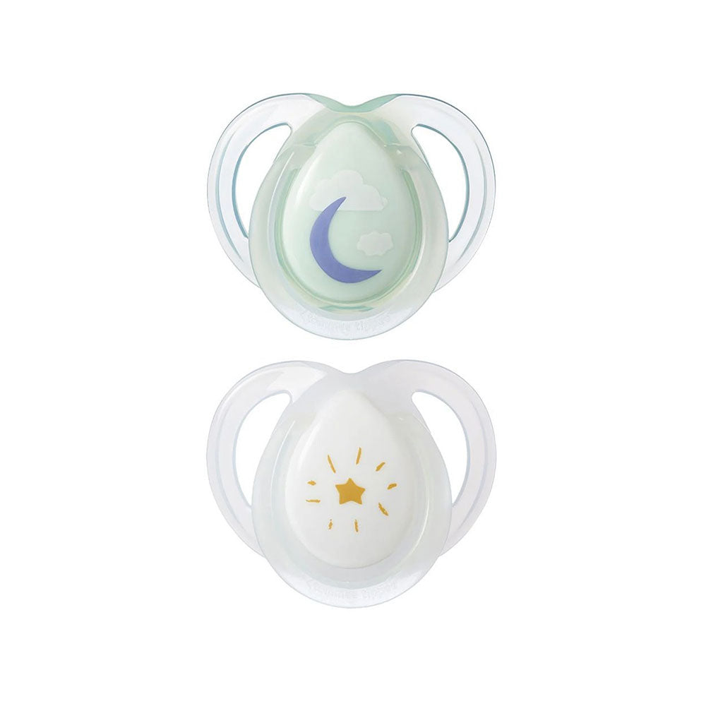 NIGHT TIME PACIFIER PK-2 0-6M