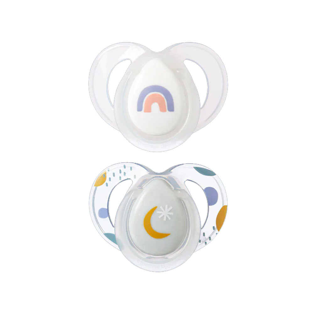 NIGHT TIME PACIFIER PK-2 6-18M