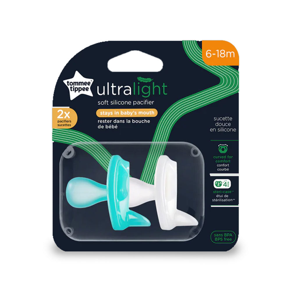 SILICONE SOOTHER PK-2 6-18M