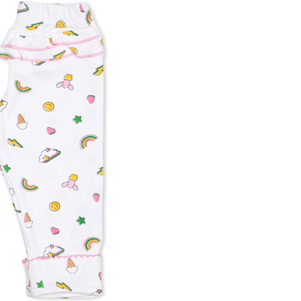 PAJAMA GIRLS PK-2 PINK RAINBOW