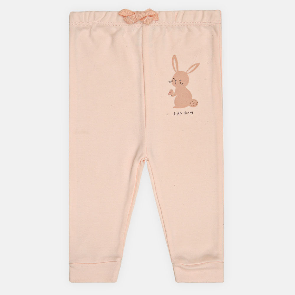 GIRL PAJAMA PK-3 SPRING RABBIT THEME