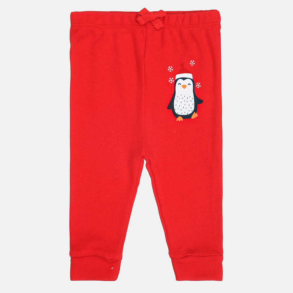 BOY PAJAMA PK-3 WINTER PENGUIN PRINTED