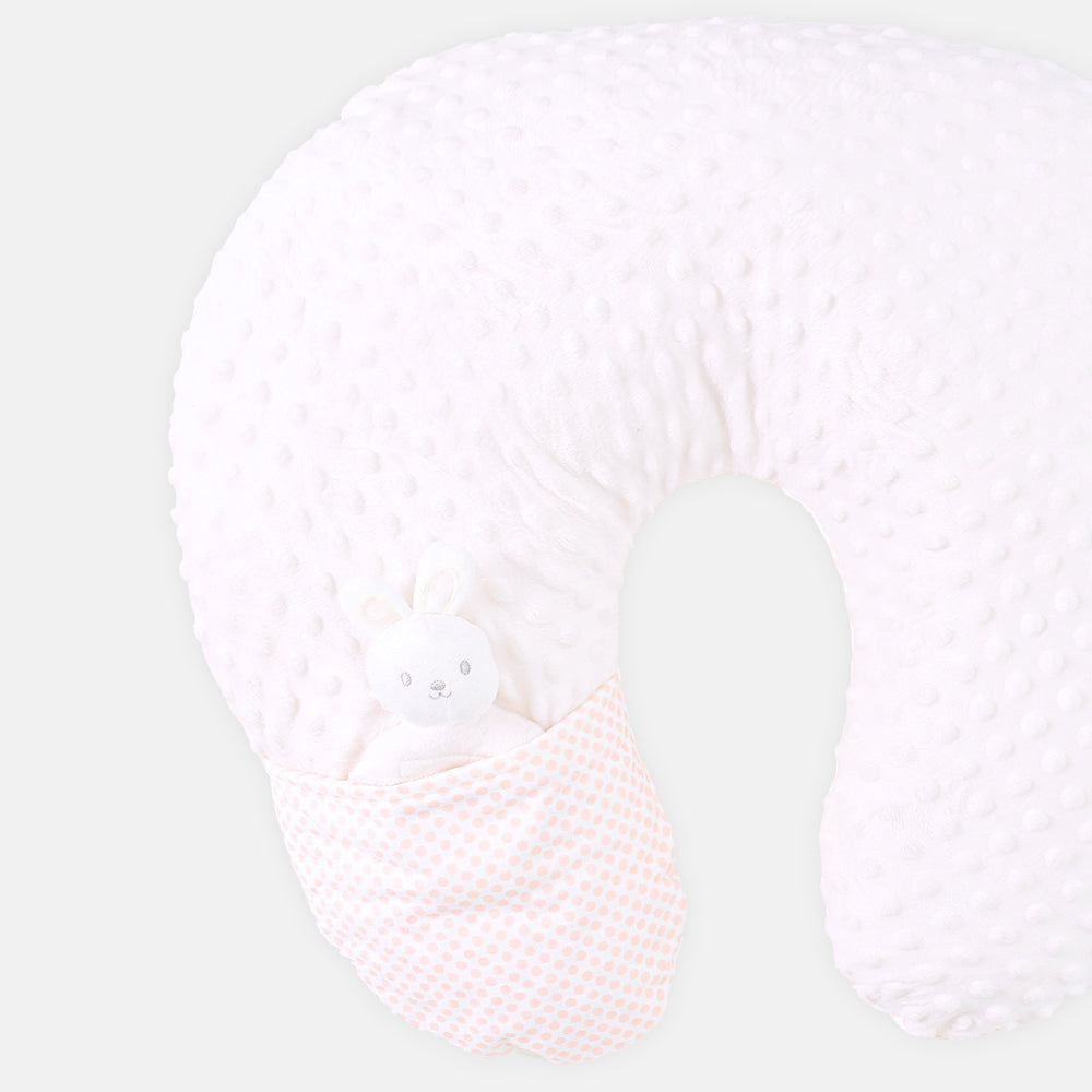 NURSING PILLOW PINK POLKA DOT