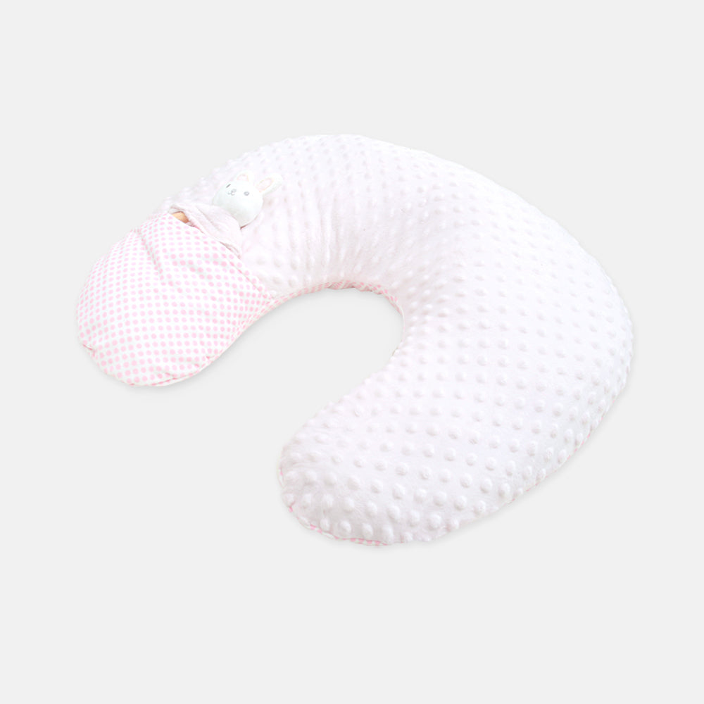 NURSING PILLOW PINK POLKA DOT