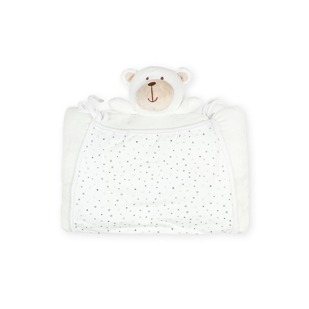 BABY PILLOW WHITE BEAR