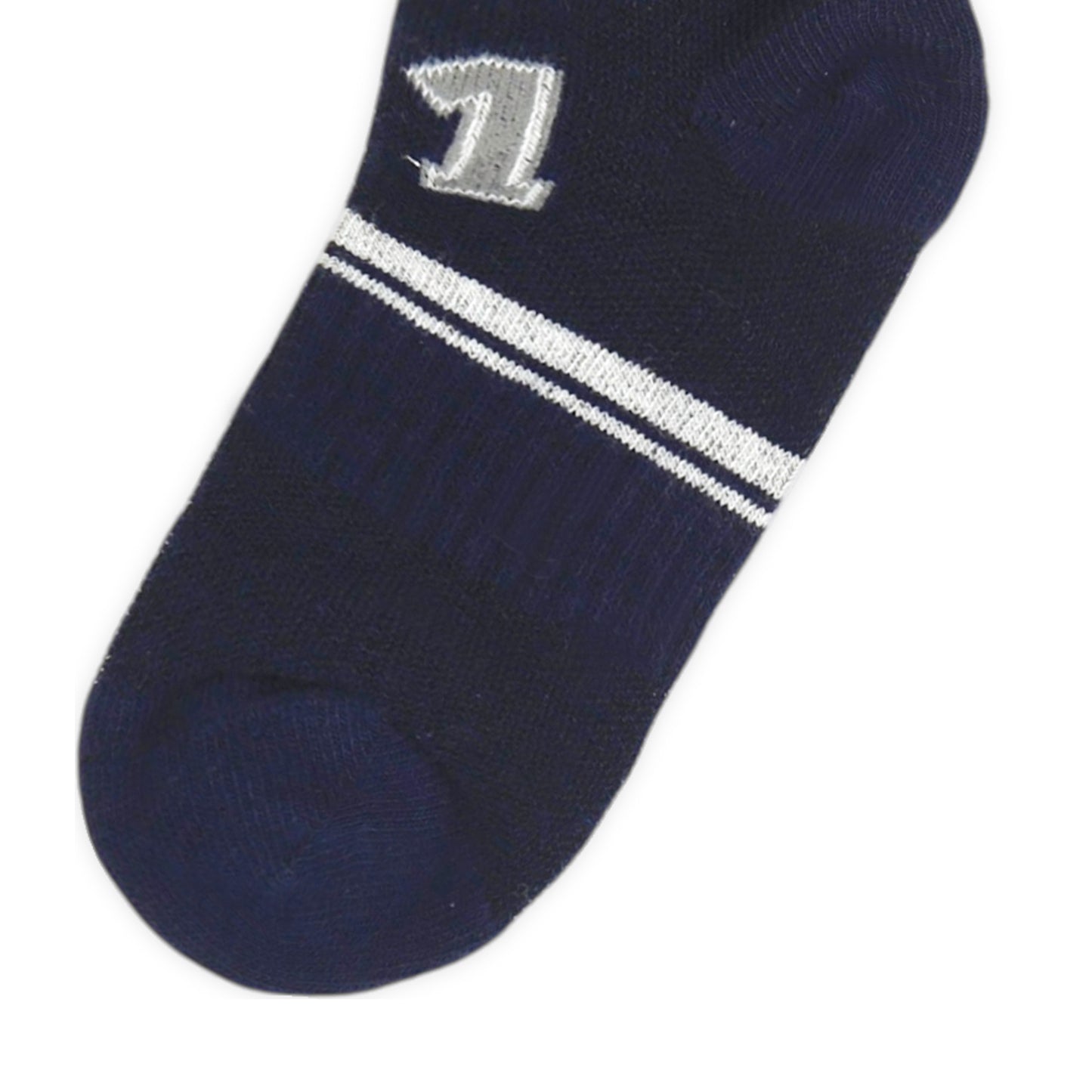 "1" GRAPHIC ANKLE BOY SOCKS