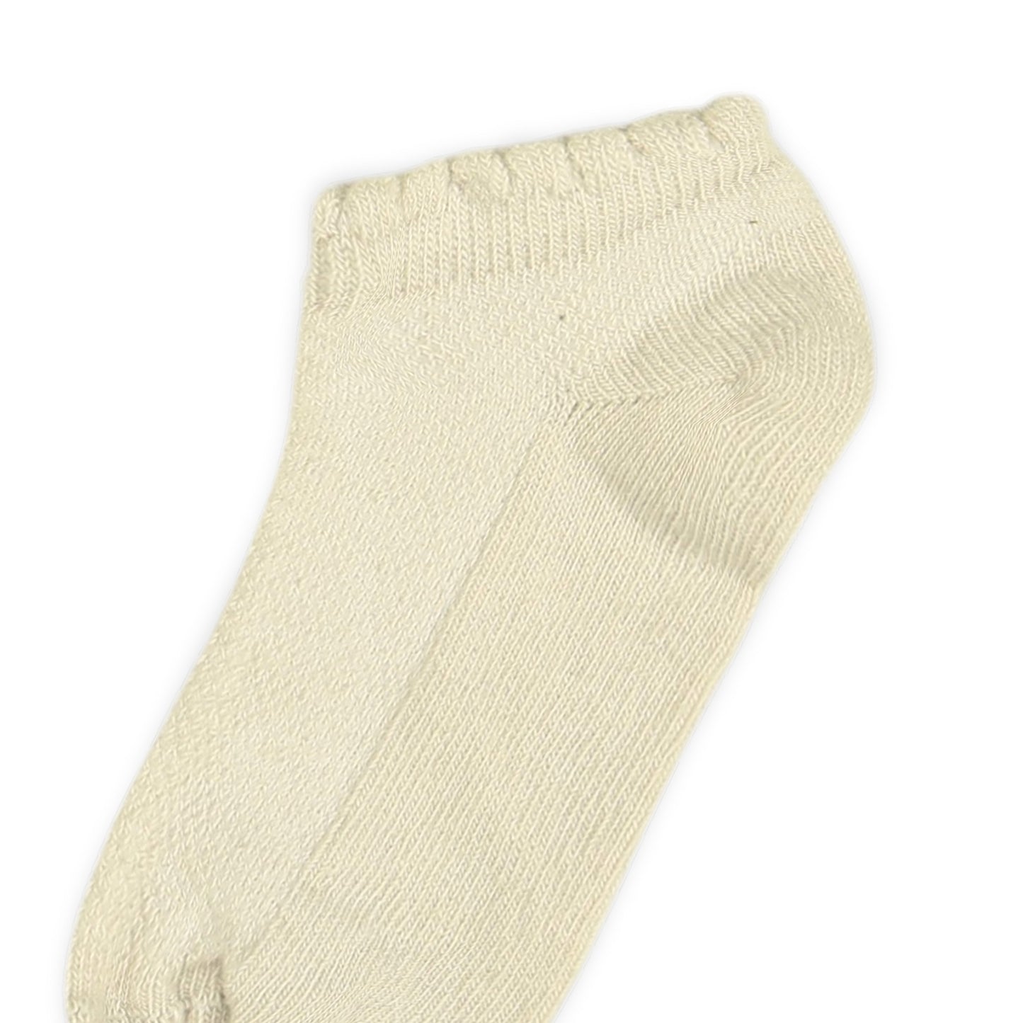 BEIGE AND PINK DUAL-TONE GIRL SOCKS PK-2