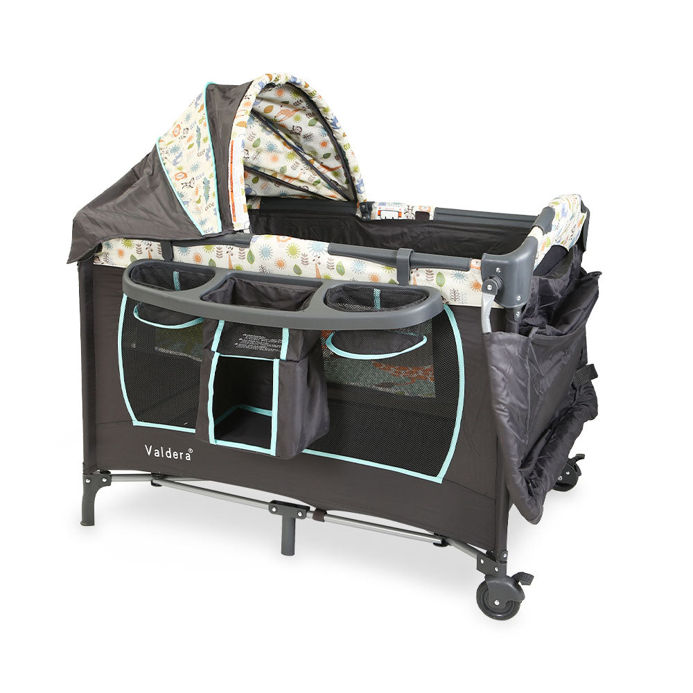 BABY PLAY PEN DARK GREY