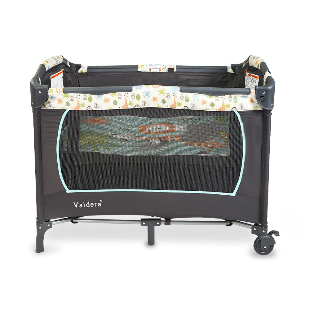 BABY PLAY PEN DARK GREY