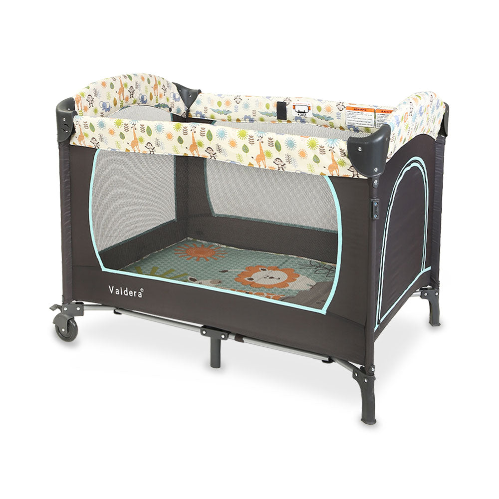 BABY PLAY PEN DARK GREY