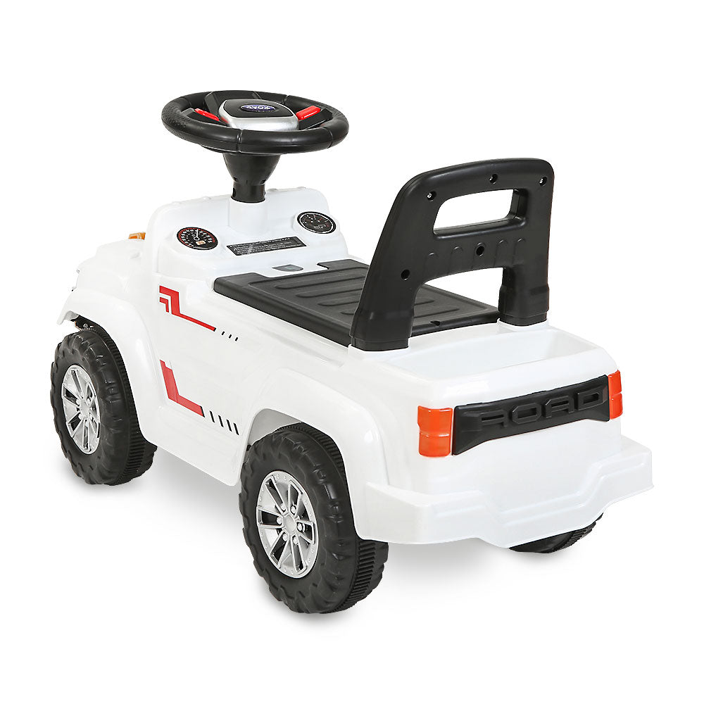 PUSH CAR WHITE