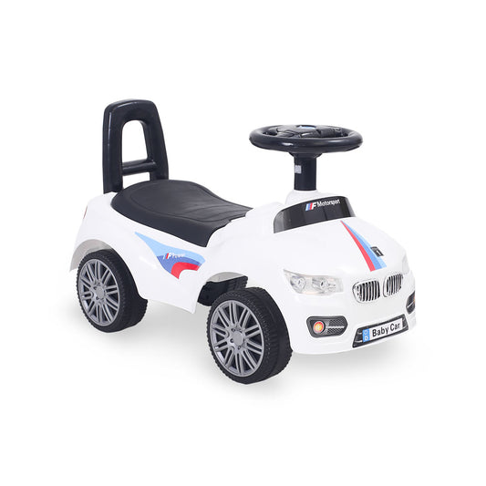 PUSH CAR WHITE