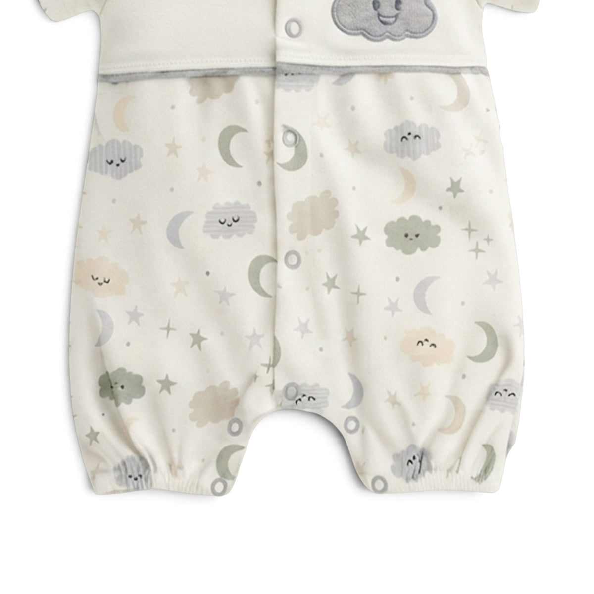 BABY BOY "DREAMY CLOUD & MOON" ROMPER