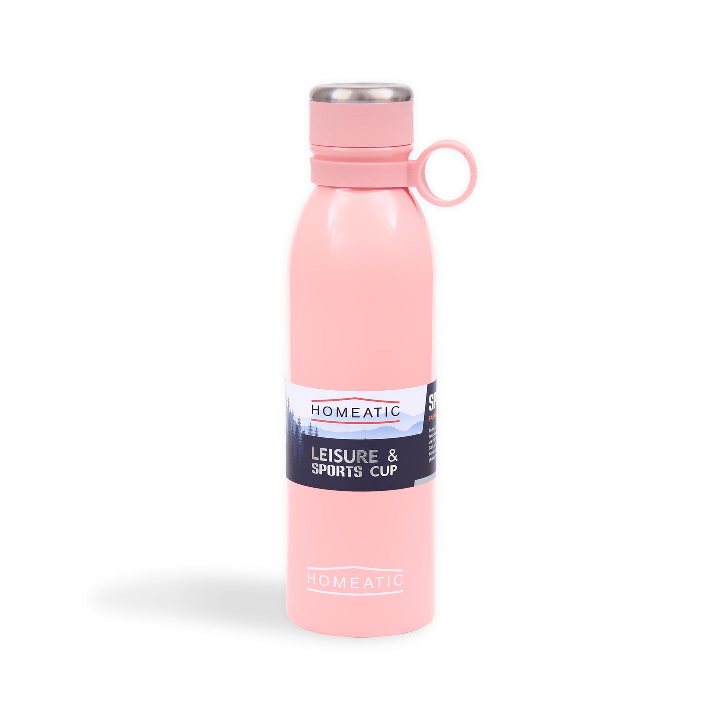 STEEL WATER BOTTLE 750 ML PINK