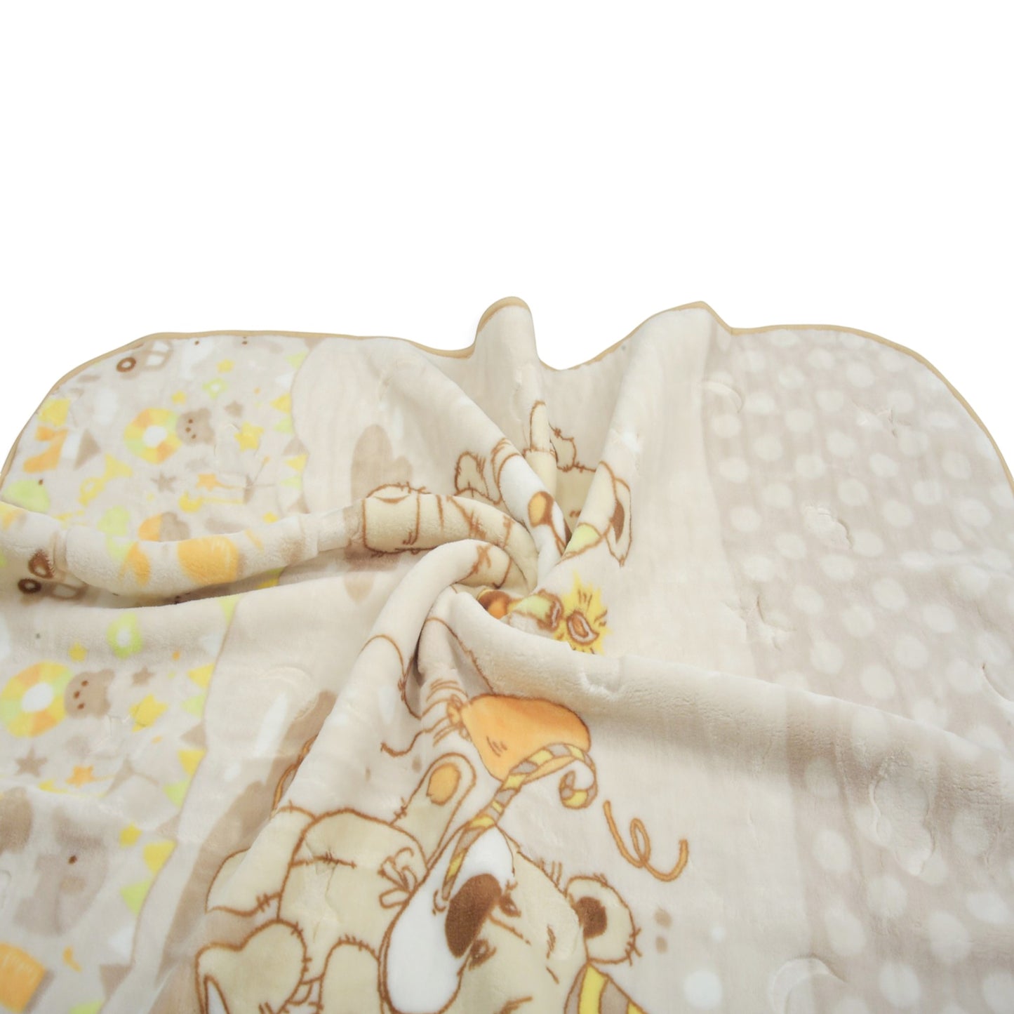 JUNGLE BEAR & TOY PRINT BLANKET