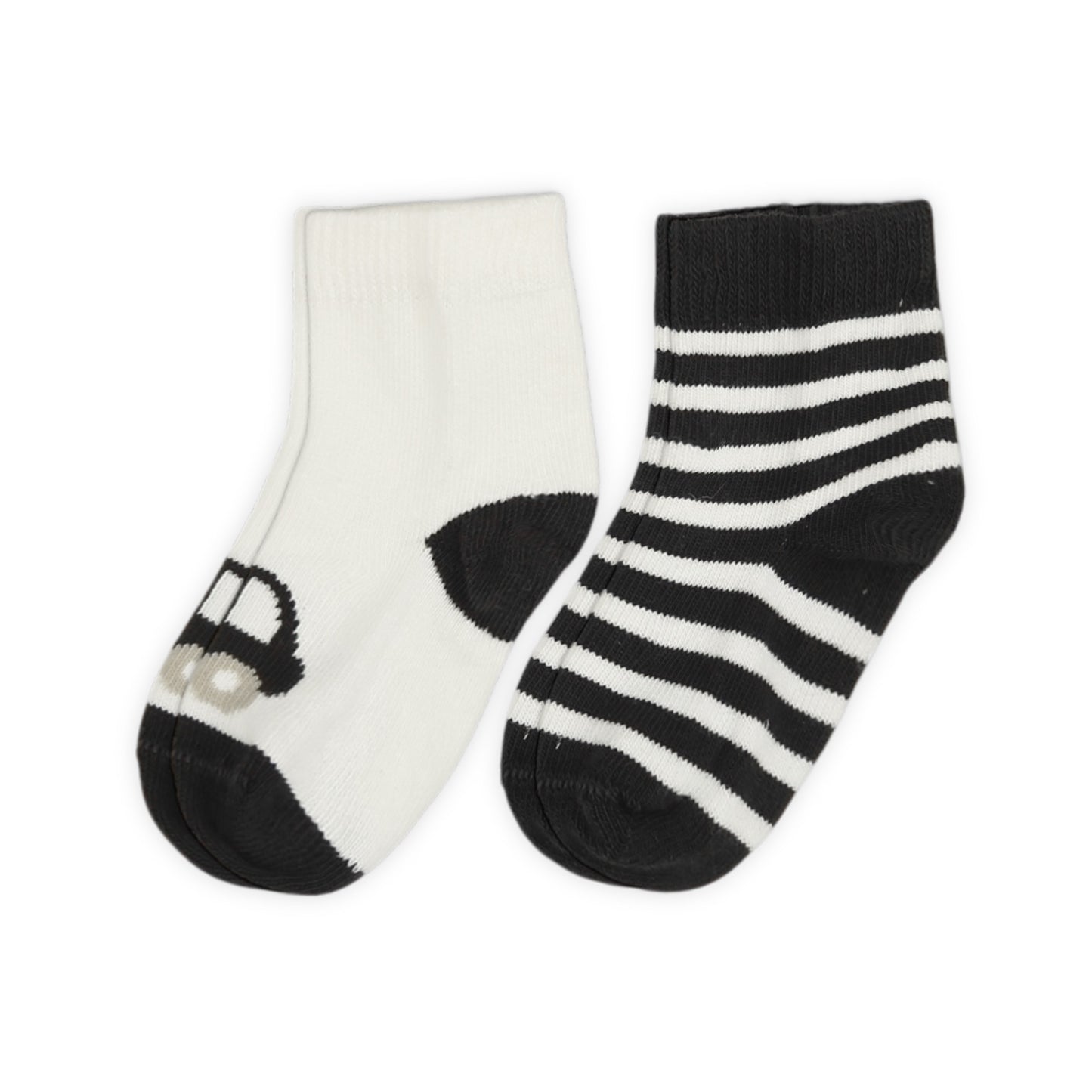 GREY ANKLE BOY SOCKS PK-2