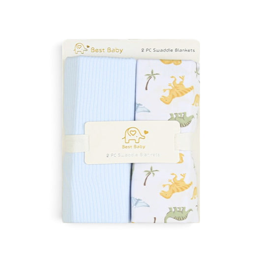 BLUE DINOSAUR WRAPING SHEET PK-2