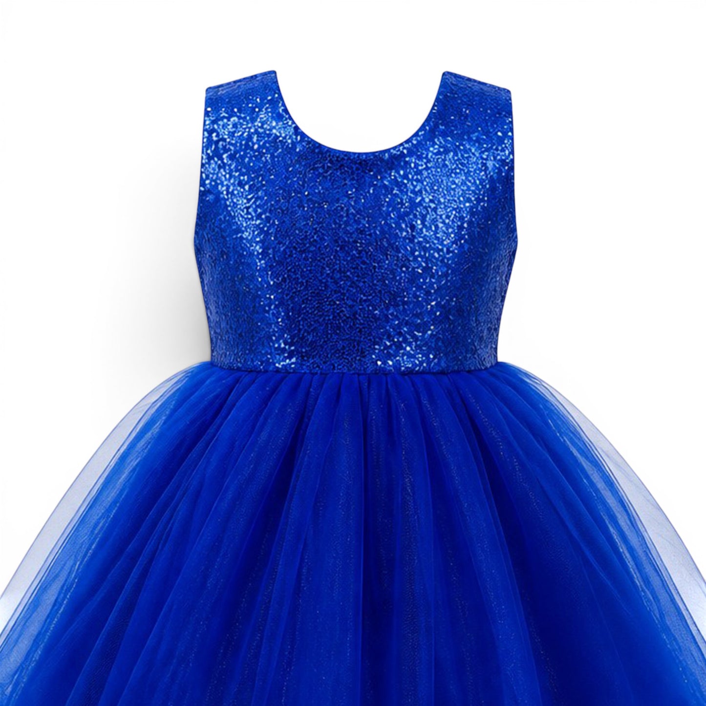 ROYAL BLUE BABY GIRL FANCY FROCK GIFT SET