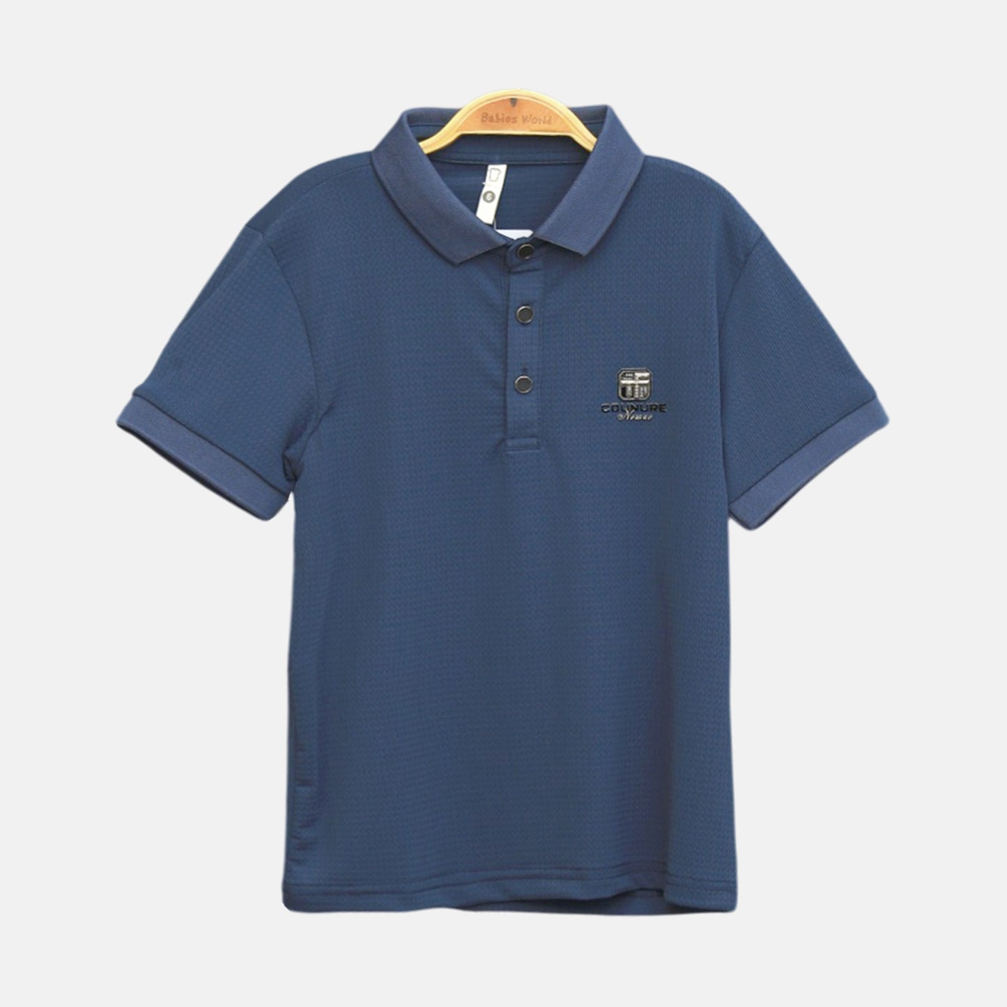 Navy Piqué Polo Shirt