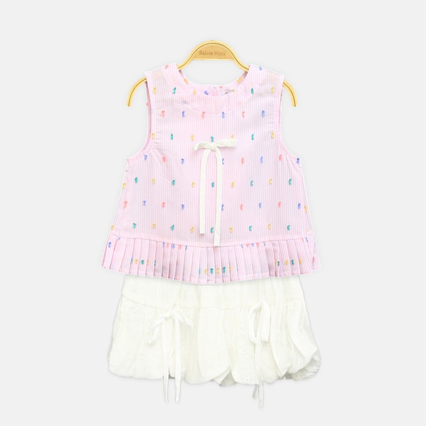 Pink Pinstripe Set