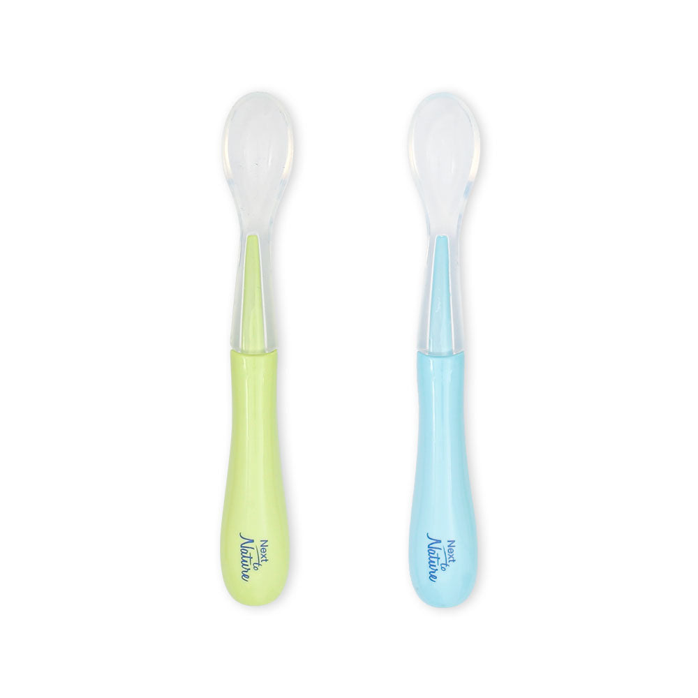 SILICONE SPOON PK-2 BLUE & GREEN