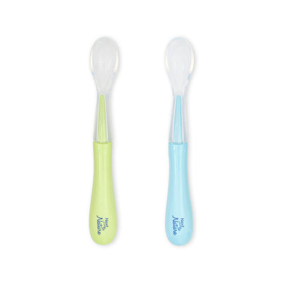 SILICONE SPOON PK-2 BLUE & GREEN