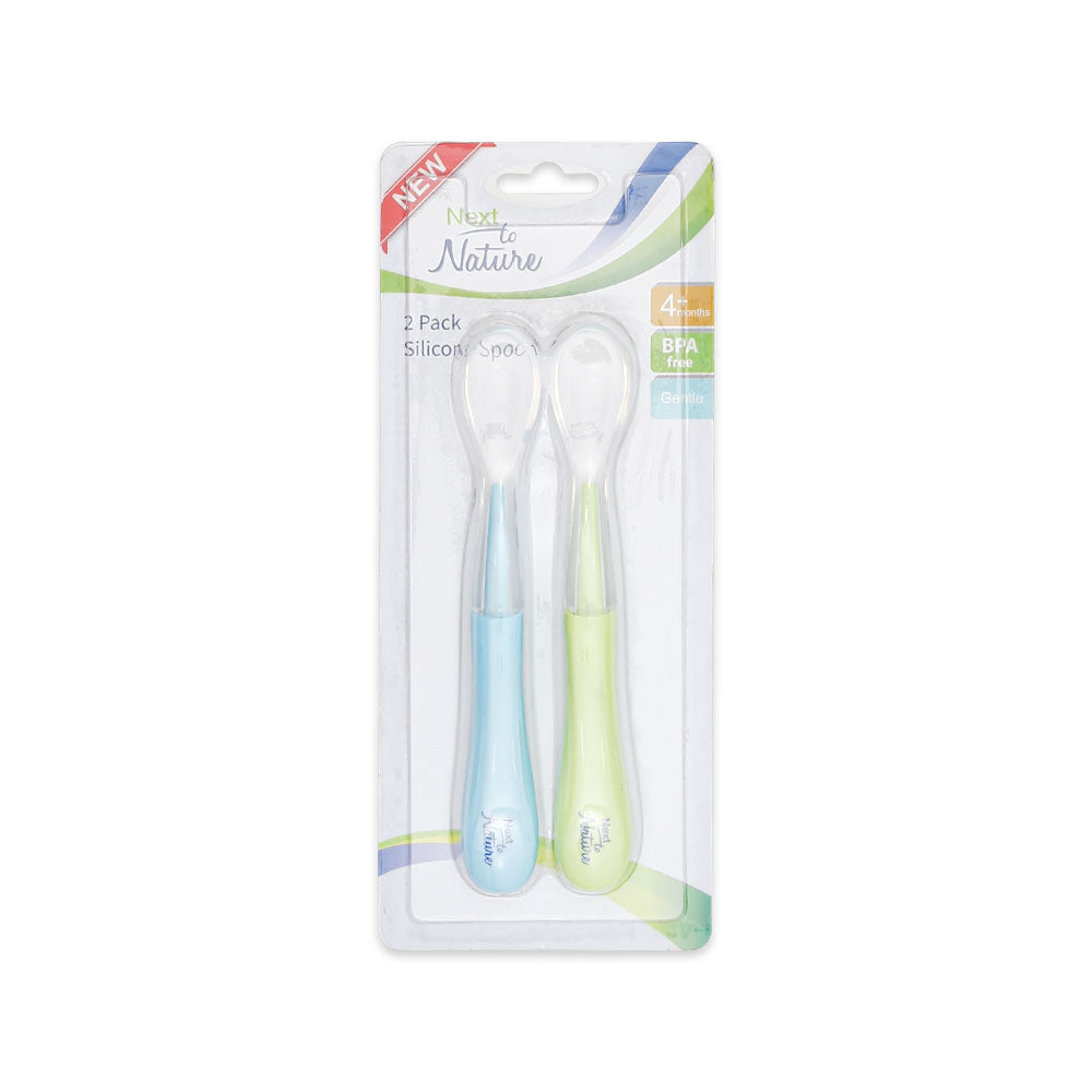 SILICONE SPOON PK-2 BLUE & GREEN