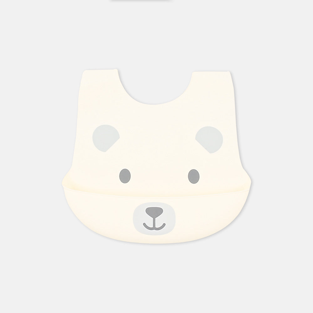 SILICONE BIB BEAR
