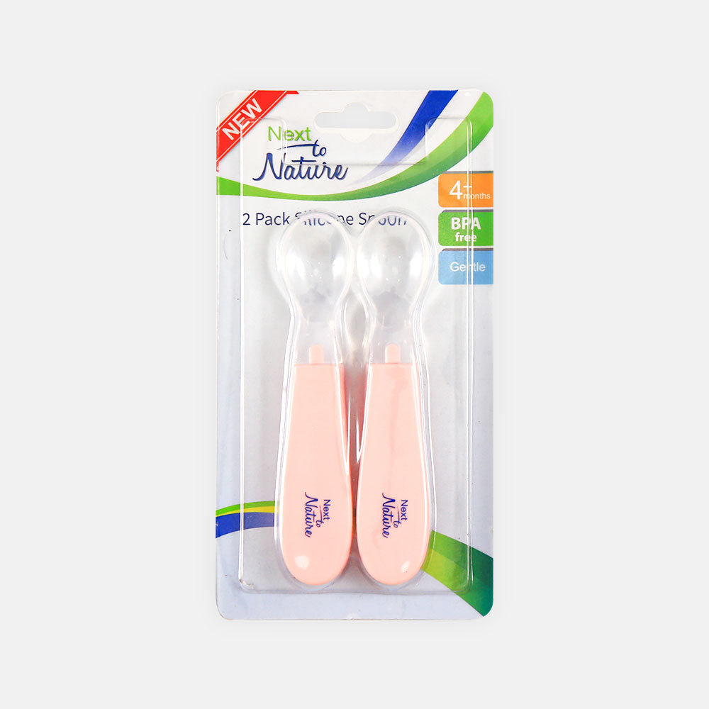 SILICONE SPOON PK-2 PINK