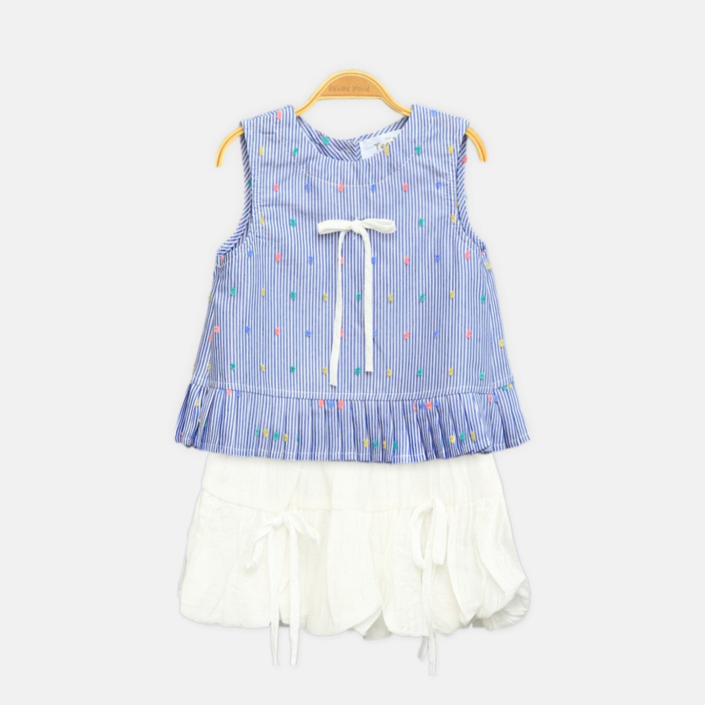Blue Pinstripe Set