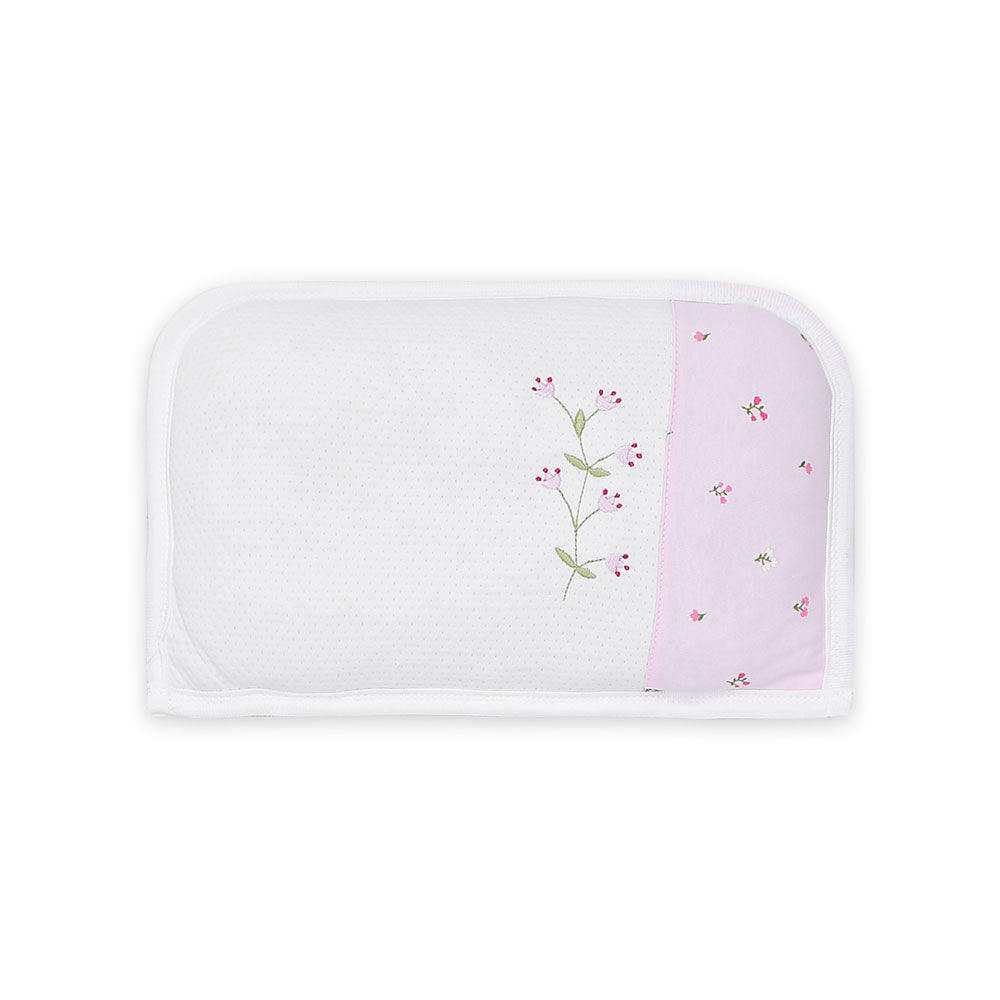 SLEEPING SET PINK TEDDY & FLOWERS