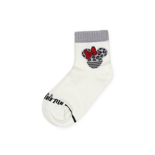 GIRL SOCKS WHITE MINNIE ME