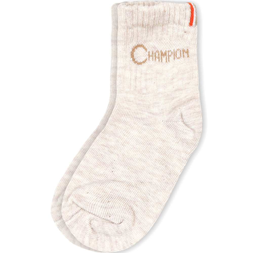 BOY SOCKS BEIGE CHAMPION