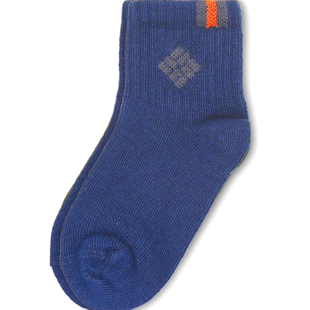 BOY SOCKS NAVY DIAMOND