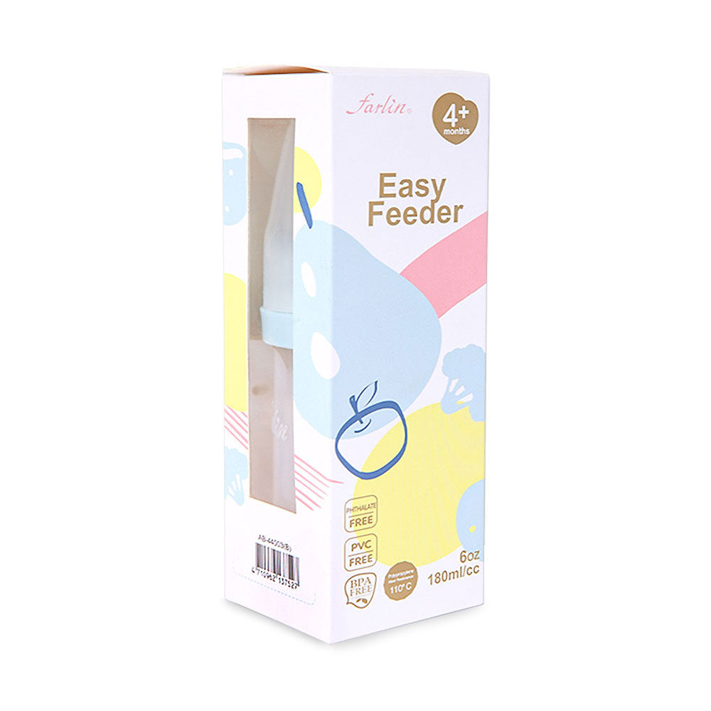 SQUEEZABLE EASY SPOON FEEDER 180ML - BLUE