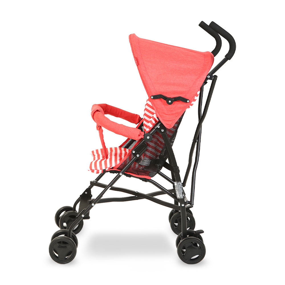 BABY BUGGY CORAL PINK STRIPES