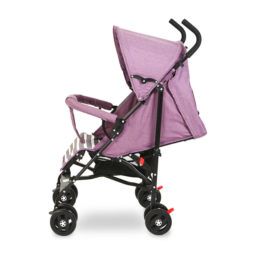 BABY BUGGY LILAC STRIPES