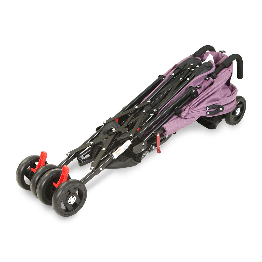 BABY BUGGY LILAC STRIPES