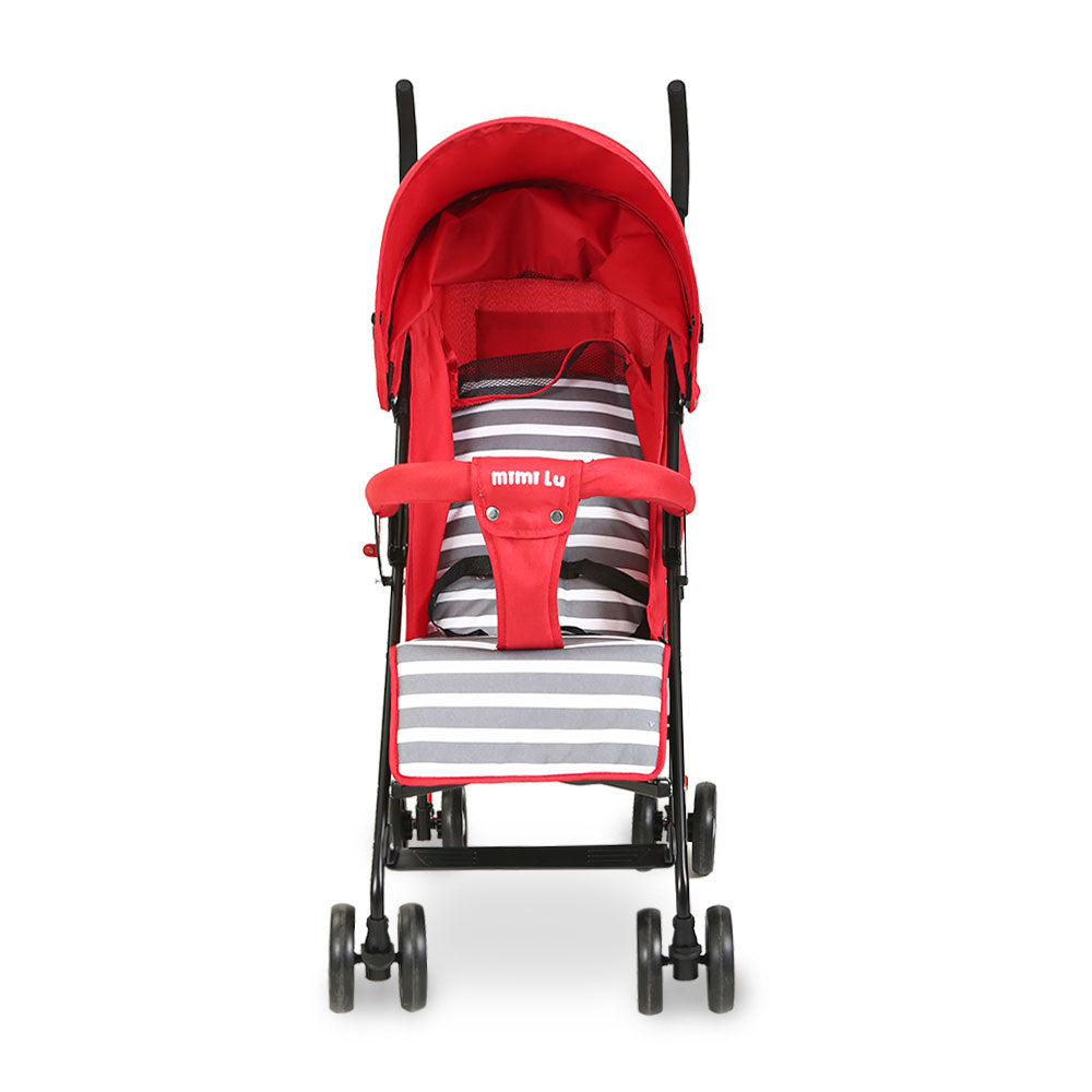 BABY BUGGY RED STRIPES