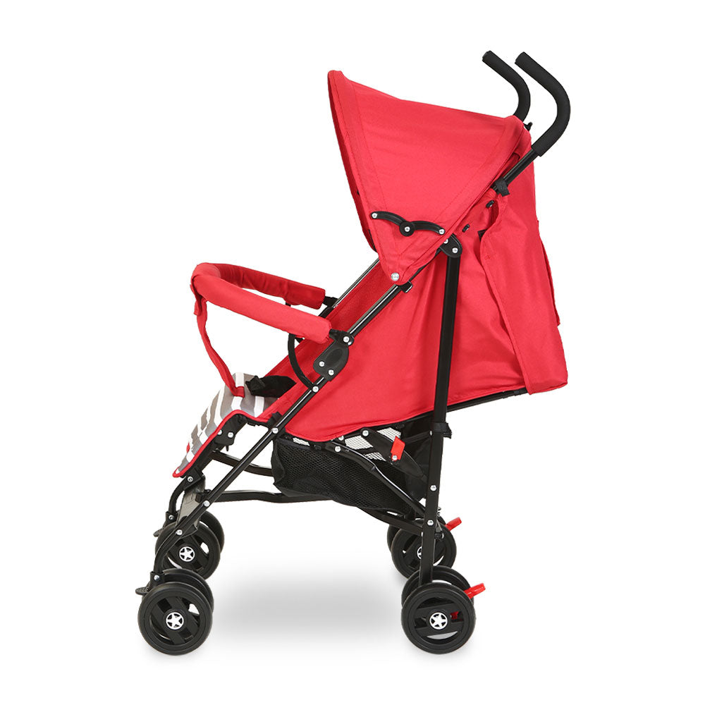 BABY BUGGY RED STRIPES