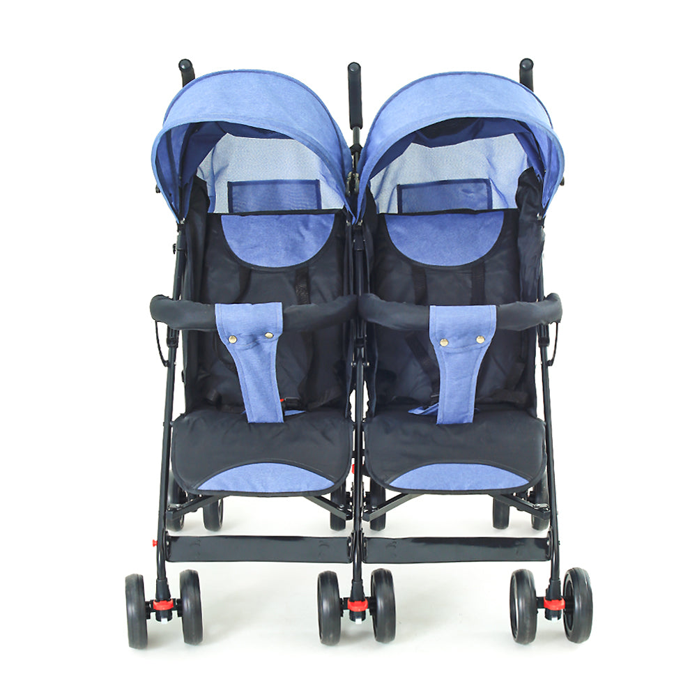 BABY BUGGY FOR TWINS BLUE